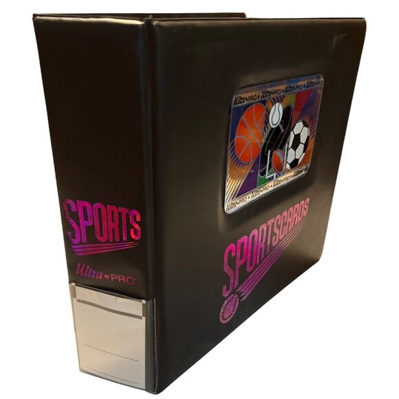 VTG Card Binder w/ Assorted Basketball & Hockey Cards, approx 609 cards - Picture 2 of 13